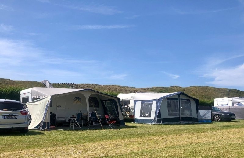 Kamperen in de nazomer